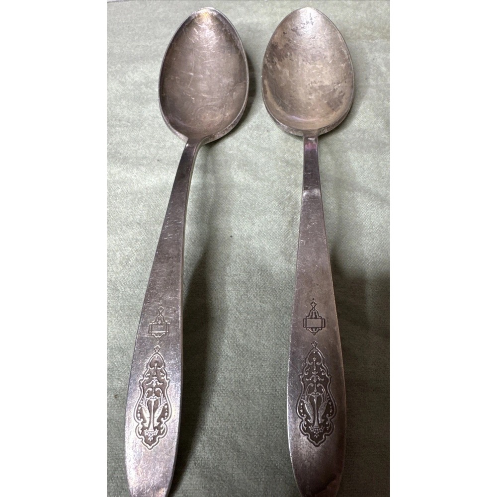 Oneida‎ Community 1923 Silverplate - BIRD of PARADISE - 2 Serving Spoons